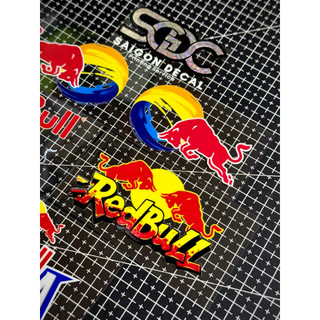 Tem Sticker DTF Bộ Sưu Tập Redbull Limited Edition 2025 - Redbull Collection 2025 - 4 Mẫu Limited |SGDC - 1 Cái/Cặp|