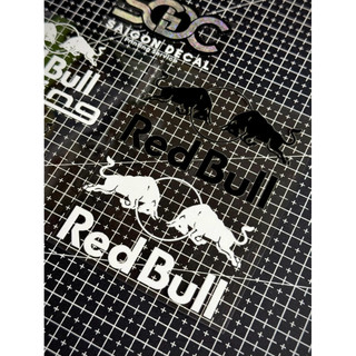 Tem Sticker DTF RedBull Racing GP 8cm - 2 Kiểu Dáng - 2 Màu Sắc |SGDC - 1 Cái|