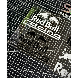 Tem Sticker DTF RedBull Racing GP 8cm - 2 Kiểu Dáng - 2 Màu Sắc |SGDC - 1 Cái|