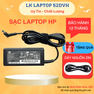 Sạc Laptop HP chân kim nhỏ / sạc HP chân kim to 45W / 65W / 90W, cục sạc HP, sạc máy tính HP, dây sạc máy tính HP New