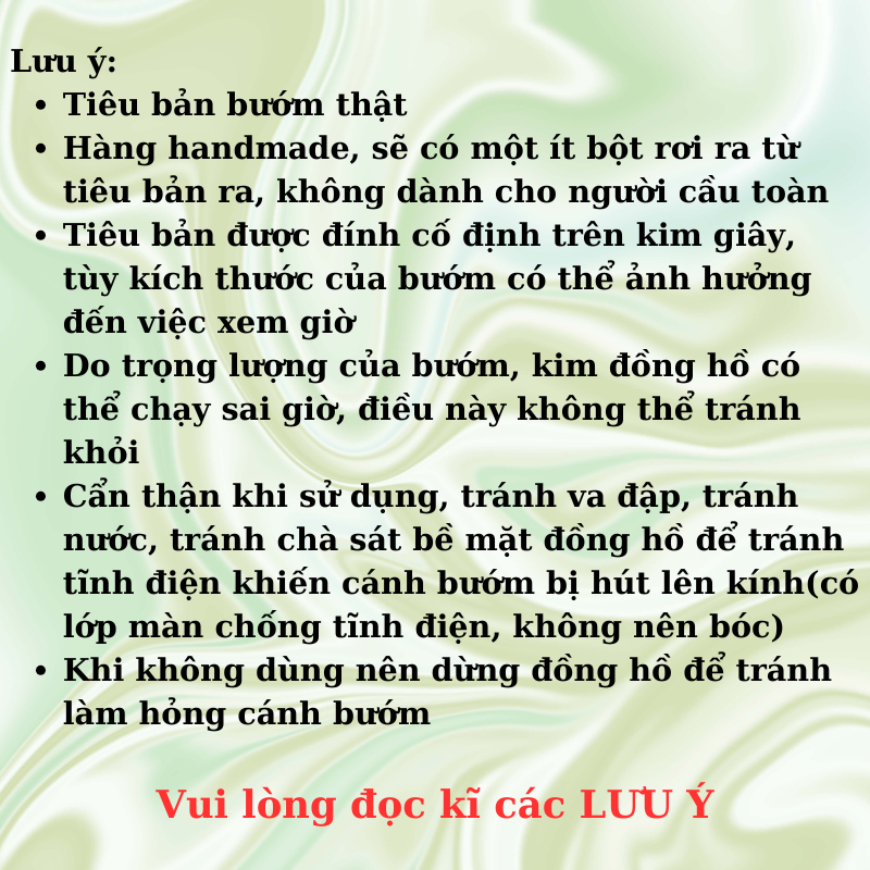 ĐỌC LƯU Ý [ORD] Đồng hồ bỏ túi custom Hồ Điệp tiêu bản bướm thật - Đồng hồ quả quýt handmade