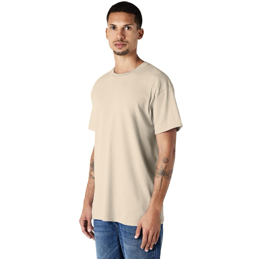 GILDAN - Áo Thun Trơn Chính Hãng từ Mỹ 100% Cotton Cao Cấp Mềm Mại Thoáng Mát, Áo Thun Unisex Nam Nữ Basic Tôn Chiều Cao