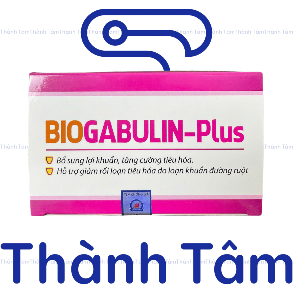 Viên uống Biogabulin-Plus bổ sung lợi khuẩn, tăng cường tiêu hoá - Hộp 100 Viên
