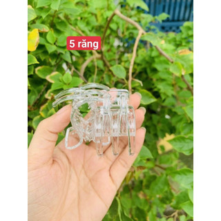 Combo 3 cái cặp tóc càng cua 3 răng và 5 răng nhựa
