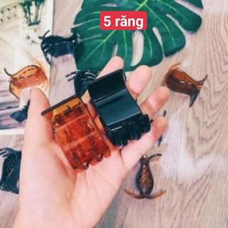 Combo 3 cái cặp tóc càng cua 3 răng và 5 răng nhựa