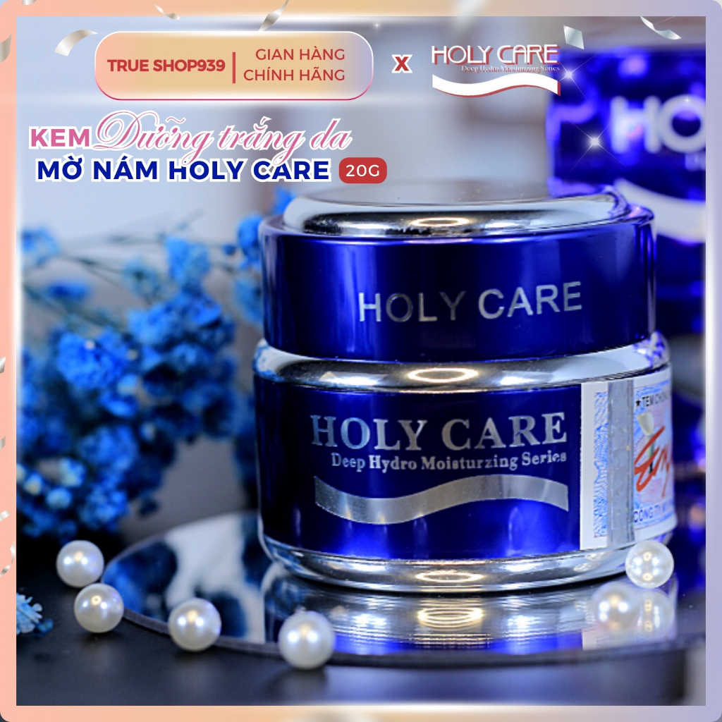 Kem Dưỡng Trắng Da Mờ Nám HOLY CARE ANTI FRECKLE BEAUTY FIRMING SKIN CREAM (Xanh) 20G