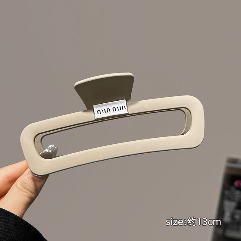 Kẹp Tóc Cá Mập Chữ Nhật Đính Chữ Minmin Xinh Xắn Phụ Kiện Tóc Empoli