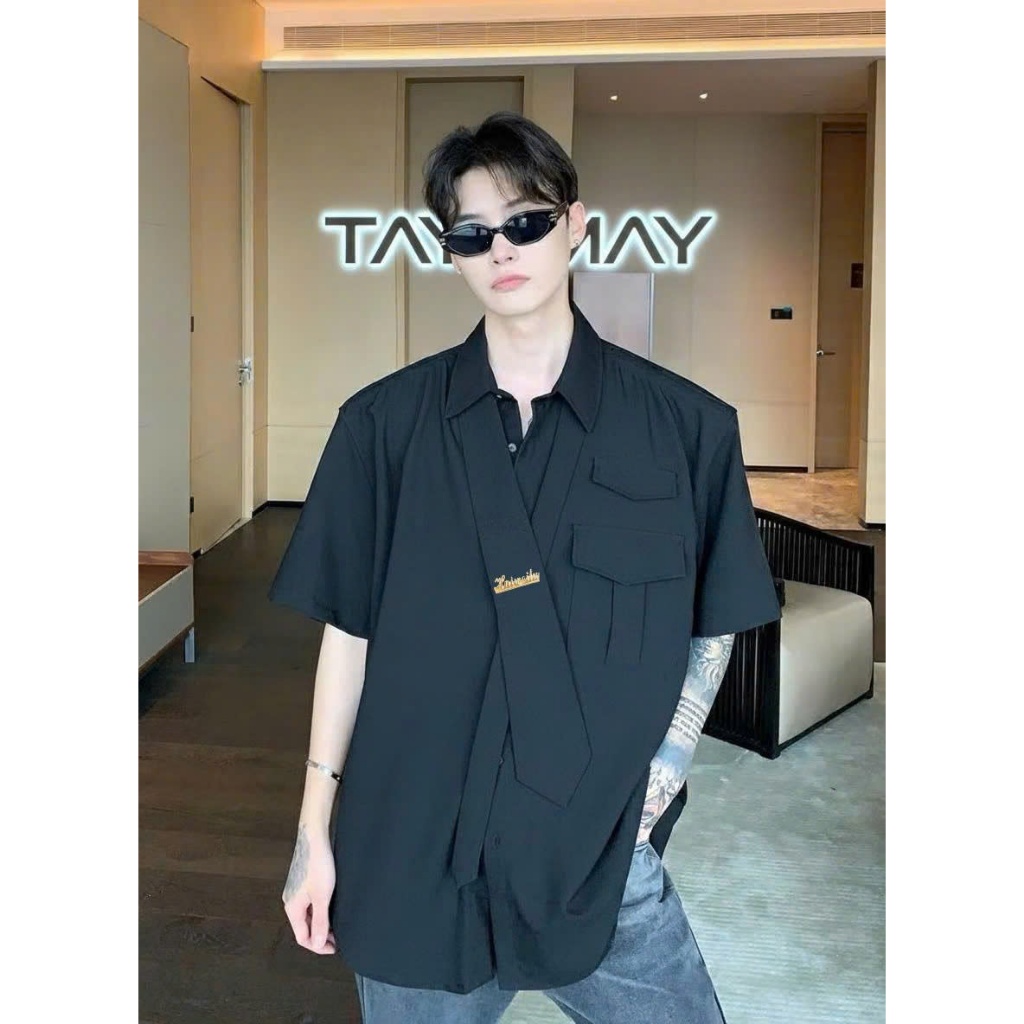 Áo Sơ mi Tay ngắn Style ITA CVC - Giá sỉ Unisex