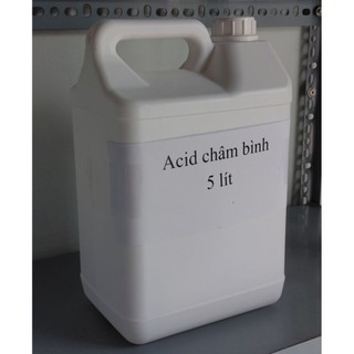 Dung dịch axit châm bình  ắc quy 5 lít 1.25 độ, 33.3%, châm bình ắc quy, phục hồi ắc quy cũ.