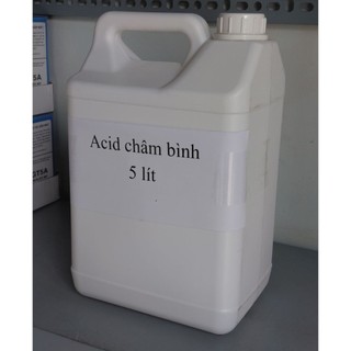 Dung dịch axit châm bình  ắc quy 5 lít 1.25 độ, 33.3%, châm bình ắc quy, phục hồi ắc quy cũ.