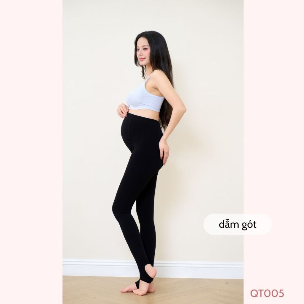 [QUẦN TẤT LÓT LÔNG] giữ nhiệt cho mẹ bầu có chun chỉnh, mặc mùa đông giữ ấm tốt - QT005 B2MUM