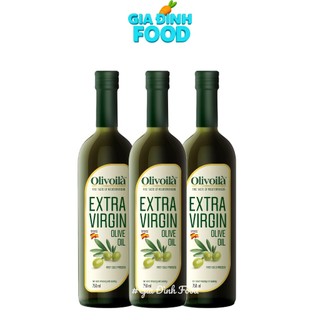 Dầu Ôliu Nguyên Chất Olivoilà Extra Virgin 250ml/ 750ml Chai Thủy Tinh - Dầu ăn