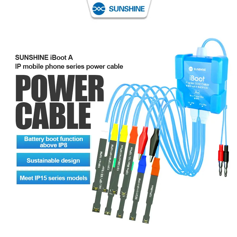 [DCSC] Dây cấp nguồn Sunshine iBoot (9 đầu lPhcne từ 6G đến 16PM)