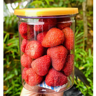 Combo 1 hũ dâu tây- 1 hũ sữa chua sấy 100g chuẩn vị Chua, ngọt ngon hết nấc