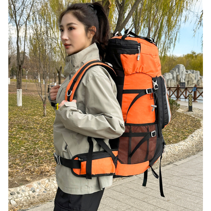 Balo dung tích lớn trong kho Balo thể thao ba lô leo núi túi nam túi nữ thể thao ngoài trời túi leo núi 60 lít B73