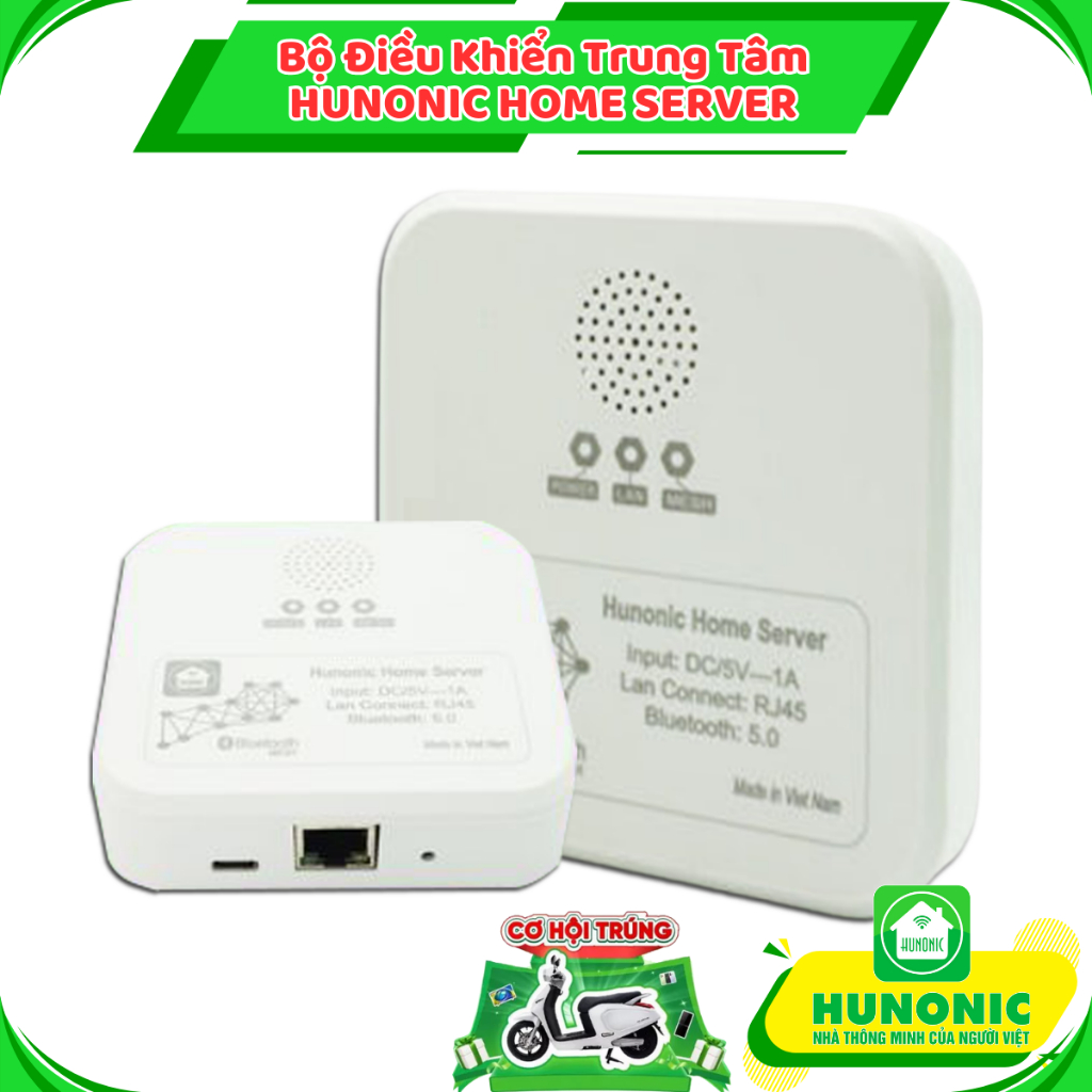 Bộ Điều Khiển Trung Tâm Hunonic Home Server Plus - Kết Nối Lên Tới 60 ...