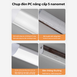 OOKAS Bóng đèn, Đèn Led bán nguyệt, siêu sáng, tiết kiệm điện, Rạng Đông Công suất 20W - 60W