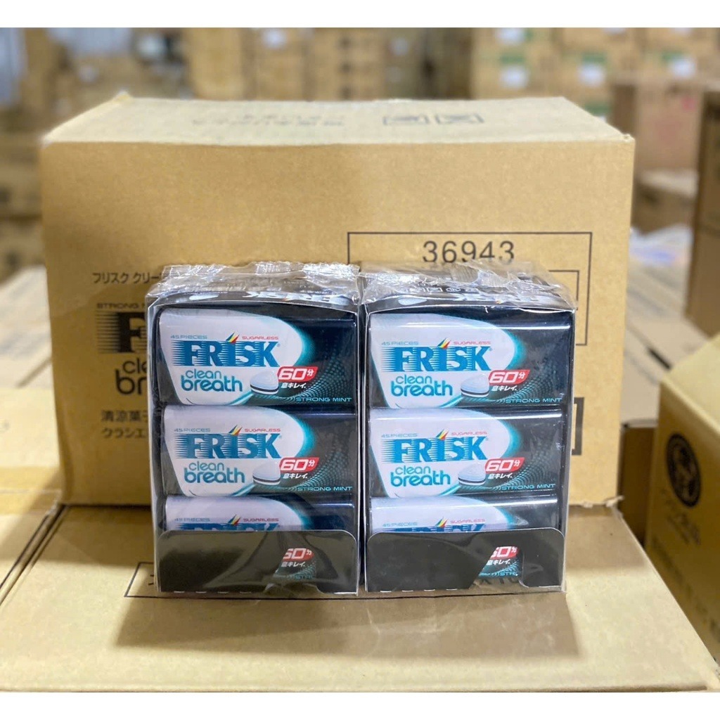 Kẹo Bạc Hà Neo Frisk Peppermint Nhật Bản 50 viên [Mẫu mới 2025]