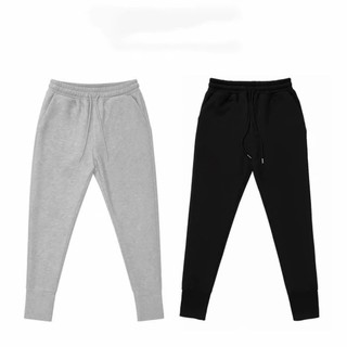 Quần Jogger Xám Đen Trơn Dây Dài Cạp Cao Form Ống Côn Thời Trang Nam 02