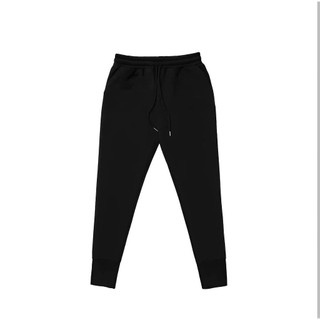 Quần Jogger Xám Đen Trơn Dây Dài Cạp Cao Form Ống Côn Thời Trang Nam 02