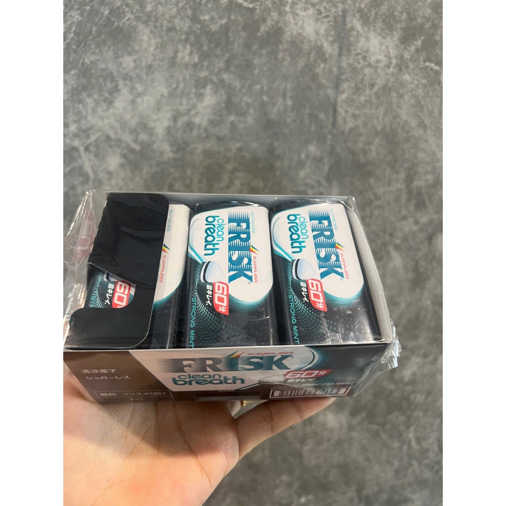 Kẹo Bạc Hà Neo Frisk Peppermint Nhật Bản 50 viên [Mẫu mới 2025]