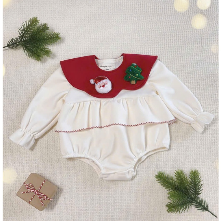 Set Bodysuit TẾT 2026 Bé Gái Liena's Closet Chất Nỉ 2 Da Cao Cấp Ấm Áp Thiết Kế Mới Mẻ Hiện Đại Phù Hợp Cho Bé Yêu