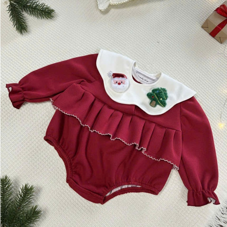 Set Bodysuit TẾT 2026 Bé Gái Liena's Closet Chất Nỉ 2 Da Cao Cấp Ấm Áp Thiết Kế Mới Mẻ Hiện Đại Phù Hợp Cho Bé Yêu