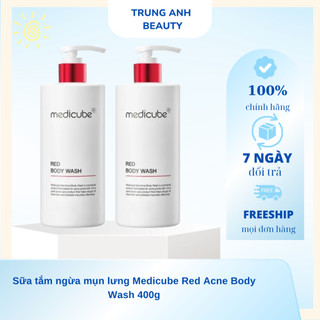 Sữa tắm ngừa mụn lưng Medicube Red Acne Body Wash 400g