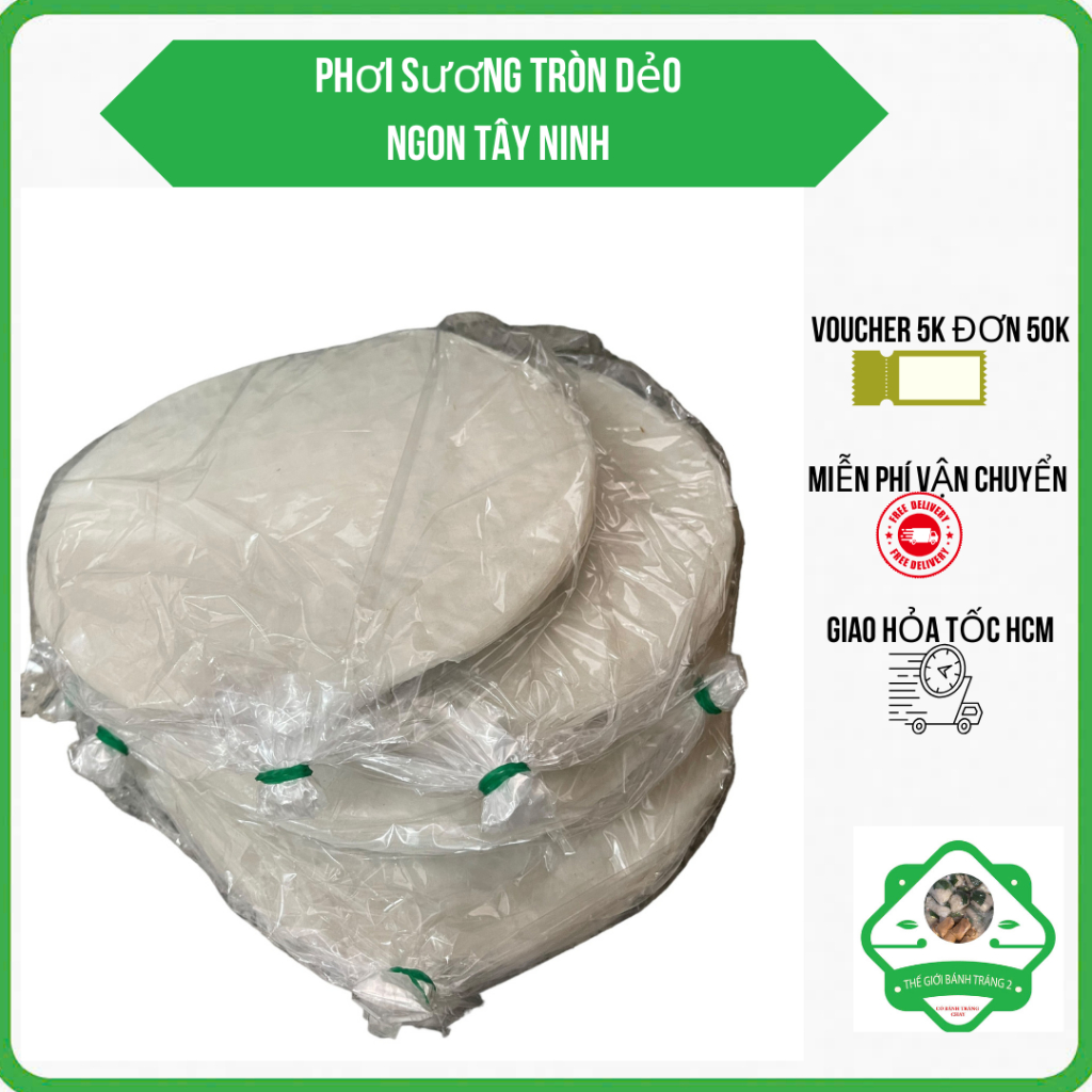 Mới về! 500g BÁNH PHƠI SƯƠNG TRÒN Tây Ninh có video!