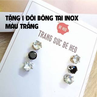 Dây chuyền inox 2 bính sáng đẹp Trang sức Bé Heo