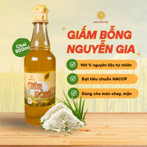 Giấm Bỗng Nguyễn Gia Lên Men Tự Nhiên 500ml / 1L NGG010