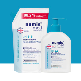 [cty] NUMIS MED FACE & BODY WASH pH 5.5 – Sữa Rửa Mặt & Tắm Toàn Thân pH 5.5 Cho Da Nhạy Cảm, Da Khô, Viê.m Da Cơ Địa
