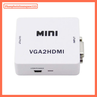 Thiết Bị Chuyển Đổi Mini VGA Sang HDMI – Hỗ Trợ Full HD 1080P@60Hz – Kết Nối Đầu VGA Ra HDMI