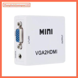 Thiết Bị Chuyển Đổi Mini VGA Sang HDMI – Hỗ Trợ Full HD 1080P@60Hz – Kết Nối Đầu VGA Ra HDMI