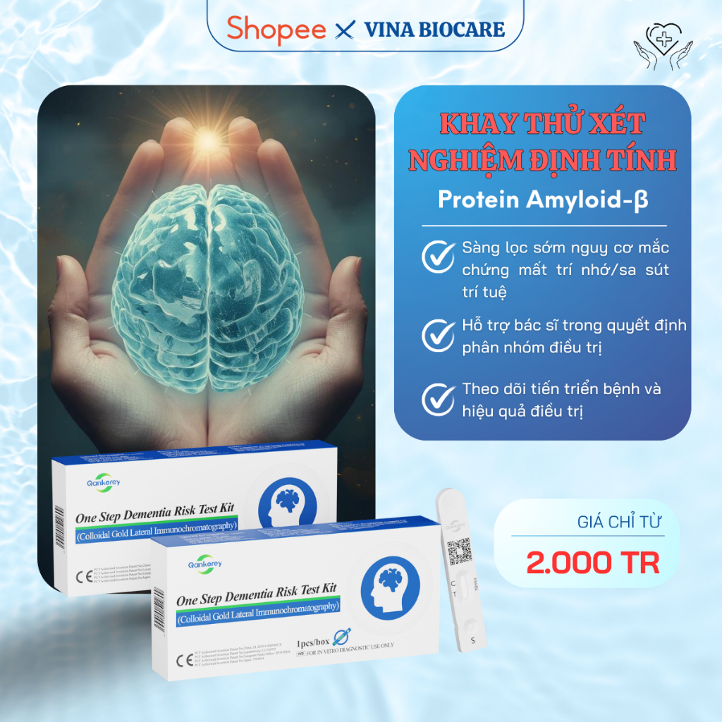 bộ test nhanh nguy cơ sa sút trí tuệ/alzheimer