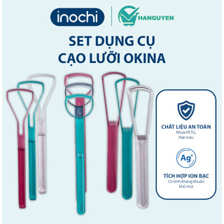 Set dụng cụ cạo lưỡi Okina – Làm sạch lưỡi, loại bỏ vi khuẩn và mảng bám hiệu quả