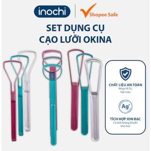Set dụng cụ cạo lưỡi Okina – Làm sạch lưỡi, loại bỏ vi khuẩn và mảng bám hiệu quả