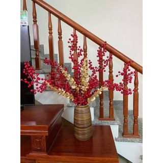 Bình hoa dáng đu đủ 3 size gốm sứ Bát Tràng cắm các loại hoa, decor trang trí nhà cửa