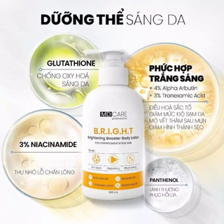 Sữa Dưỡng Thể MD CARE Sáng Da Mờ Thâm Brightening Booster Body Lotion 200ml