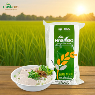 Bún gạo lứt, trắng, rau chùm ngây Hoa Sữa/ Hasabio 250g/400g/500g