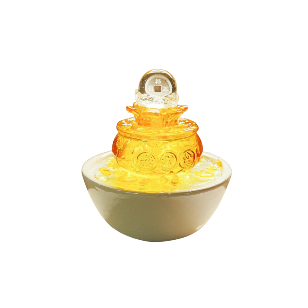 THÁC NƯỚC PHONG THỦY TỤ BẢO 2 TẦNG – TÀI LỘC SINH SÔI, PHÚ QUÝ TRƯỜNG TỒN