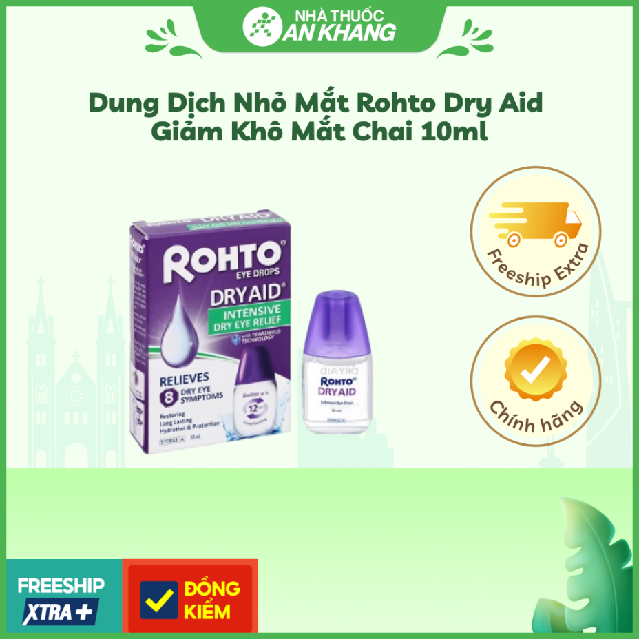 Dung Dịch Nhỏ Mắt Rohto Dry Aid 10ml