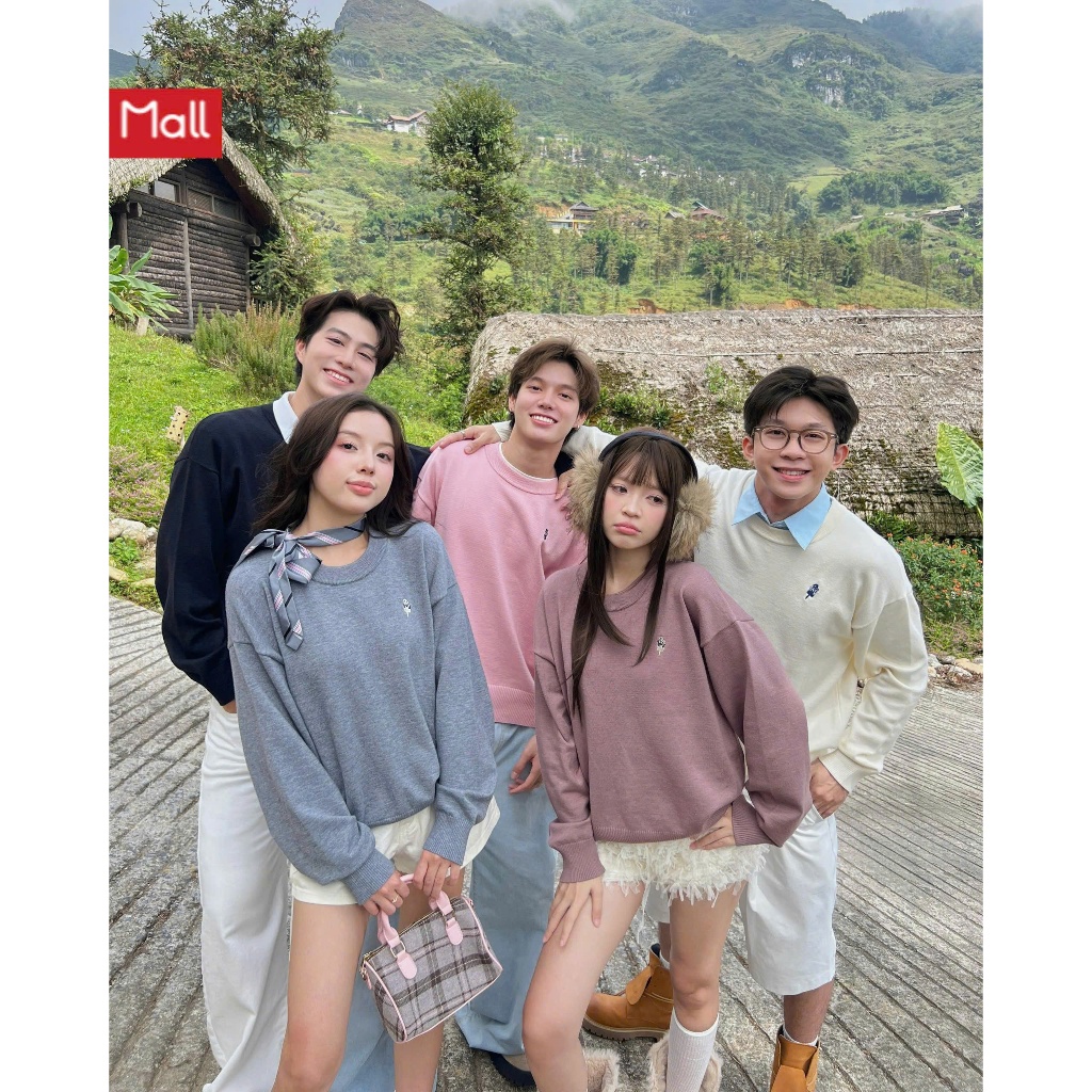 Áo len dệt tay dài Calem SOFT CREAM Sweater Calem.Club chất len dệt kim Premium cổ tròn form rộng unisex nam nữ thu đông