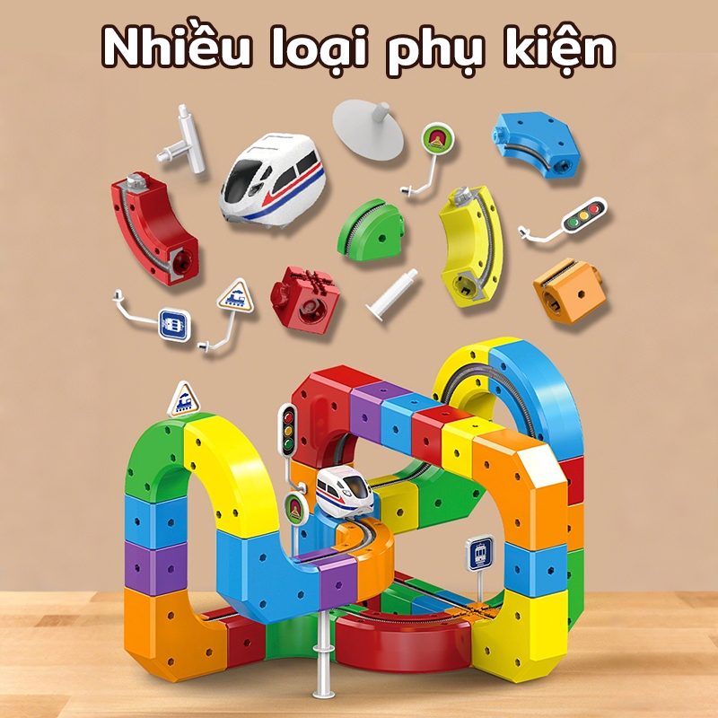 [Lắp ráp ba chiều 3D] Đồ chơi leo núi cao Magic Track | lắp ráp giáo dục | đồ chơi điện nổi | miếng Nhiều mẫu có sẵn