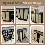 【Dày dặn và nâng cấp】6/7/8 Tủ Giày Gỗ Kệ Giày thoáng khí Tủ Đựng Giày Tre Chống Bụi Nhiều Lớp Đẹp Trong Nhà Dung — ảnh 3