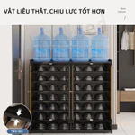 【Dày dặn và nâng cấp】6/7/8 Tủ Giày Gỗ Kệ Giày thoáng khí Tủ Đựng Giày Tre Chống Bụi Nhiều Lớp Đẹp Trong Nhà Dung — ảnh 7