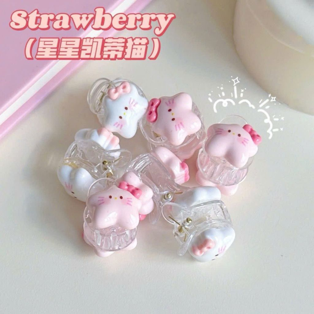 Set 2 Kẹp Tóc Ngoạm Càng Cua Mini Phong Cách Hàn Quốc Cực Xinh Phụ Kiện Tóc Cho Nữ Và Bé Gái