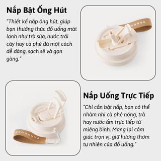 Ly giữ nhiệt LatteCup inox 316 phủ sứ cao cấp, hộp quà cốc giữ nhiệt 530ml,in hình chân dung
