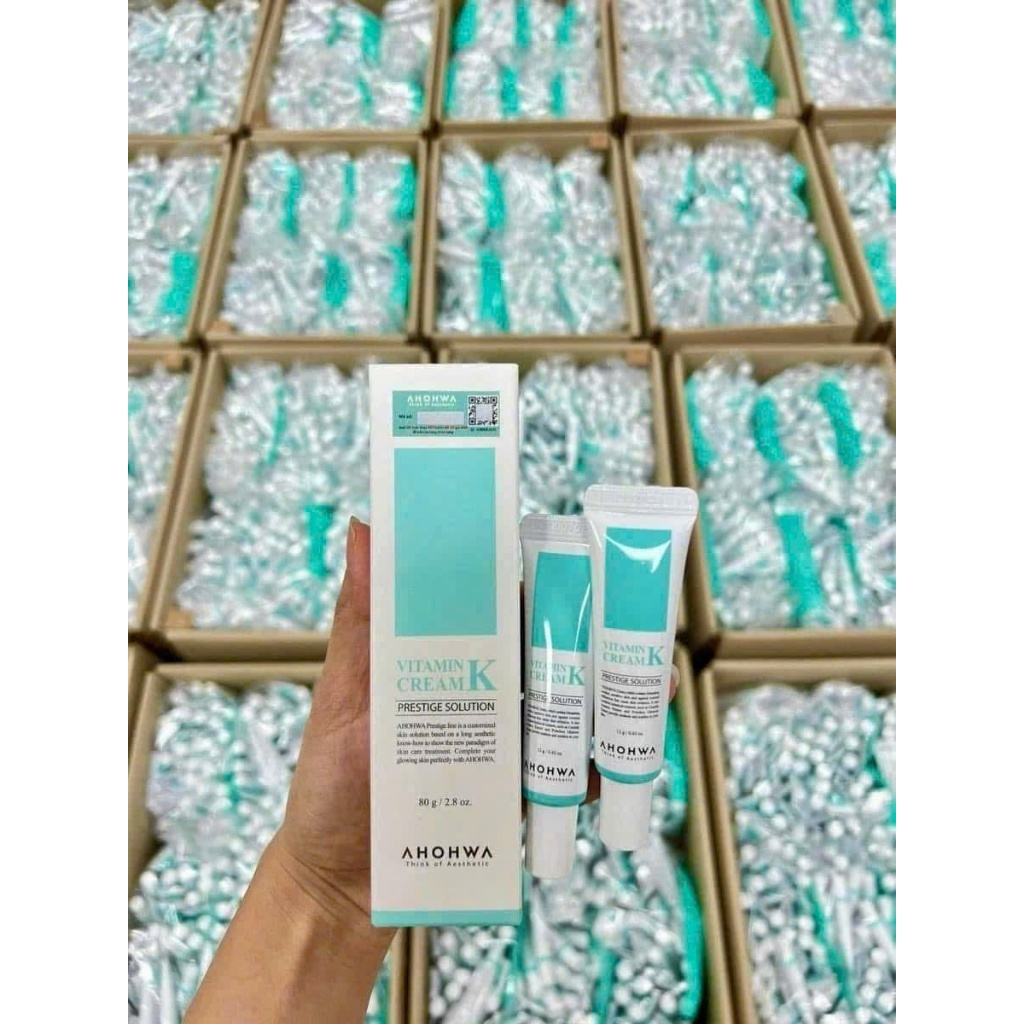 [ĐẠI LÝ CHÍNH HÃNG] Kem Dưỡng Phục Hồi Ahohwa Vitamin K Cream - Phục Hồi Da Mỏng Đỏ, Giãn Mao Mạch, Làm Dịu Da