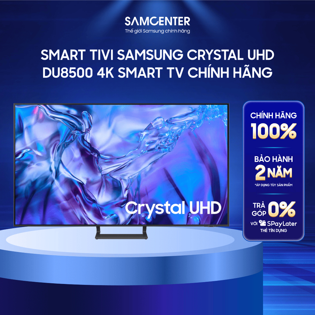 Smart Tivi Samsung Crystal UHD DU8500F 4K Smart TV Chính Hãng